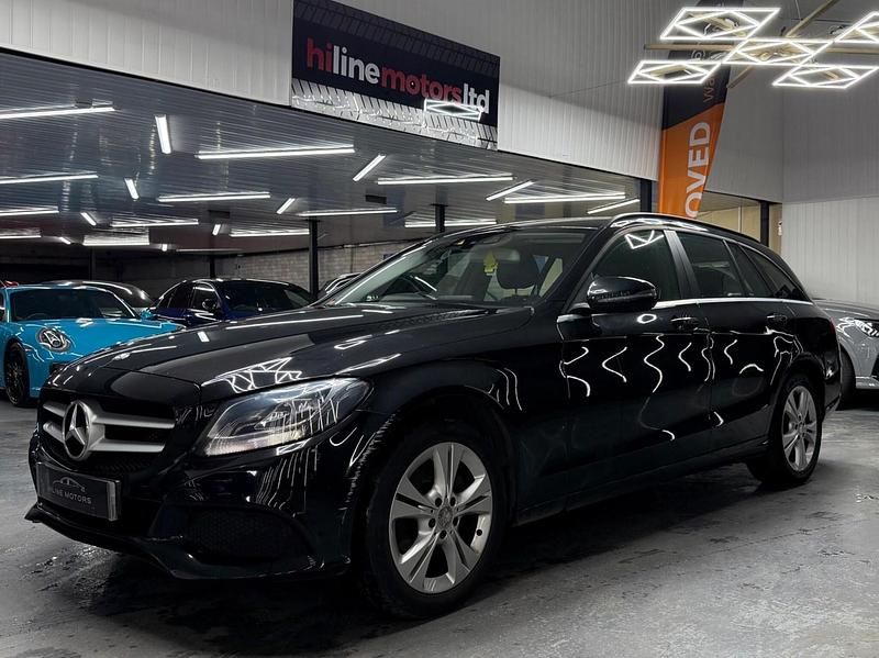 Used Mercedes C200 SE 2015 Black Estate