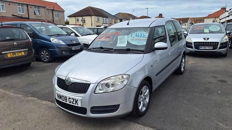 Used Skoda Roomster 105 HP (77 kW) 2008 Silver MPV