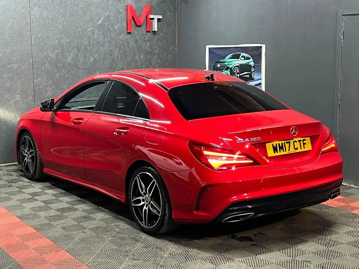Used Mercedes CLA180 AMG line 2017 Red Coupe