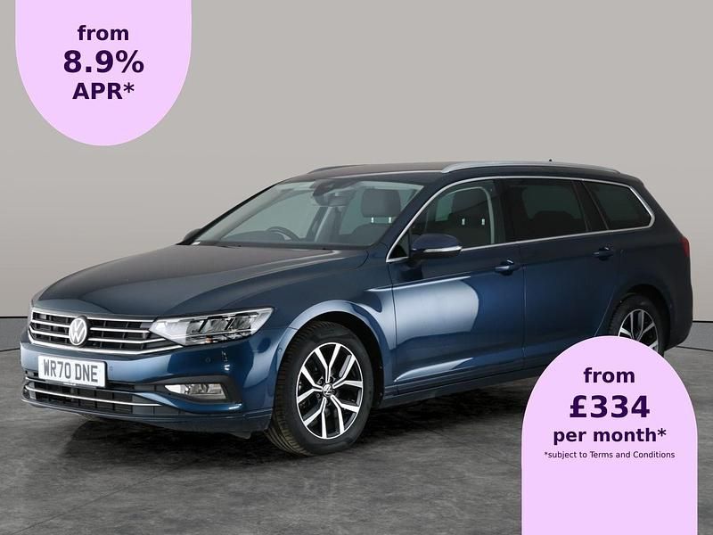 Blue Used 2020 VW Passat SEL Estate | £20,258 (Expensive) - Image 1/2