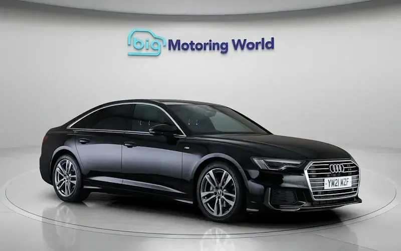 Used Audi A6 S-Line 204 HP (150 kW) 2021 Black Sedan