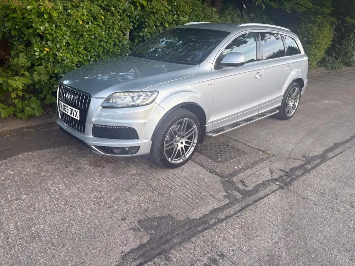 Begagnad Audi Q7 S-line plus 2013 Silver SUV