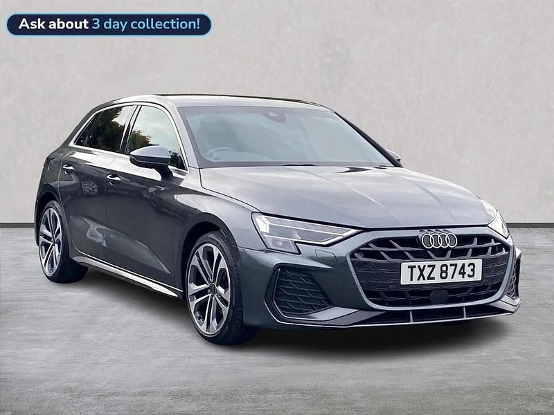Grey Used 2024 Audi A3 S-Line Hatchback | £23,617 (Fair price) - Image 1/4