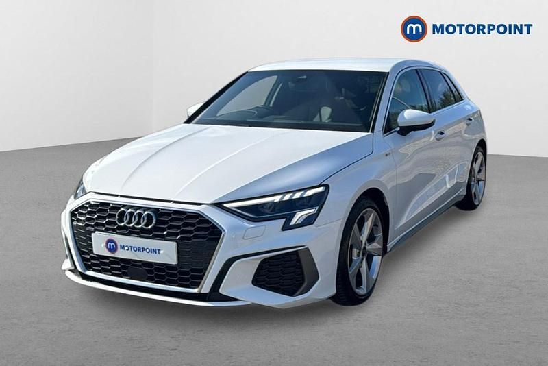 Used Audi A3 S-Line 2023 White Sedan