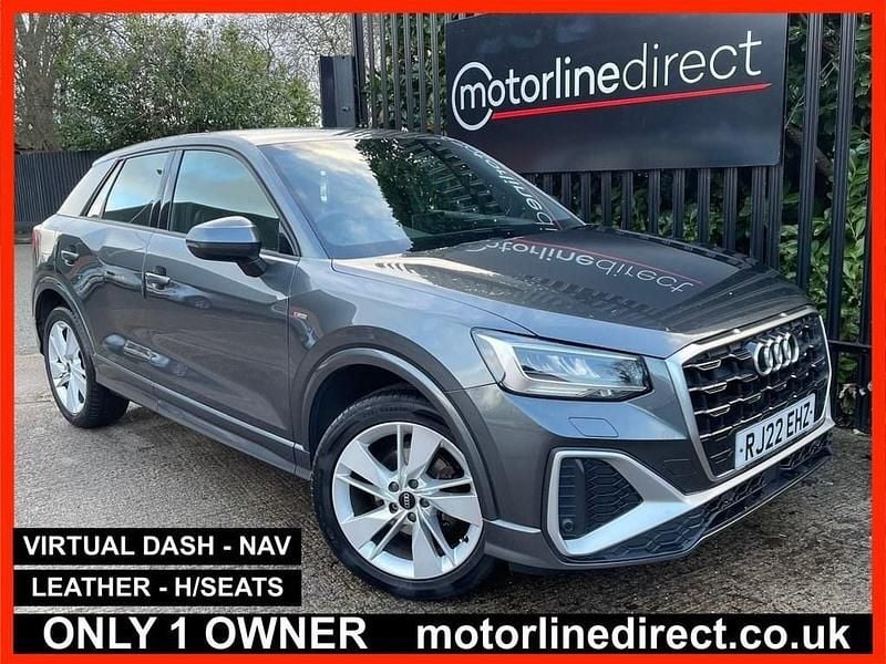 Grey Used 2022 Audi Q2 S-Line SUV | £17,675 (Good price) - Image 1/4