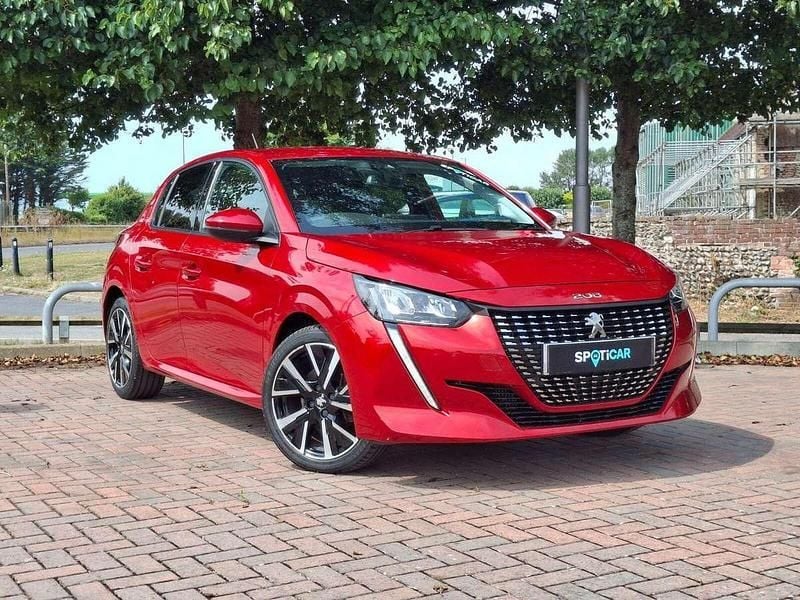 Red Used 2021 Peugeot 208 Allure Premium Hatchback | £14,668 (Fair price) - Image 1/4