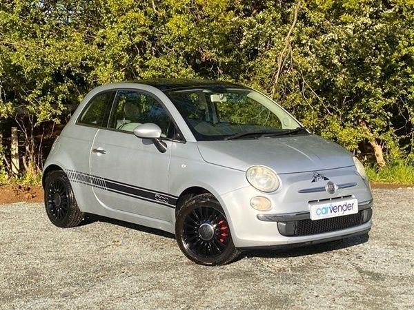 Silver Used 2010 Fiat 500 Lounge Hatchback | £2,750 (Fair price) - Image 1/1