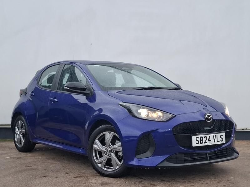 Used Mazda 2 Exclusive-Line 116 HP (85 kW) 2024 Blue Hatchback