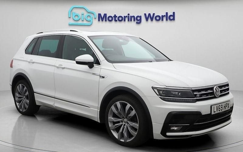 Used VW Tiguan R-line 150 HP (110 kW) 2018 White SUV