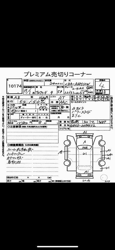 Used Toyota Alphard Platinum 159 HP (116 kW) 2005 Black MPV