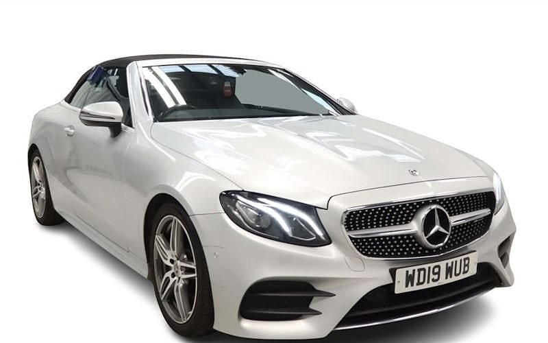 Silver Used 2019 Mercedes E220 AMG line Cabriolet | £17,880 (Fair price) - Image 1/4