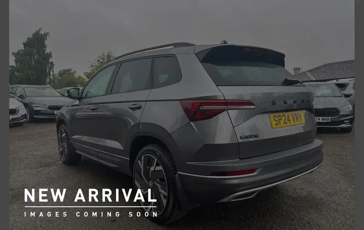 Used Skoda Karoq SportLine 187 HP (137 kW) 2024 Graphite grey metallic SUV