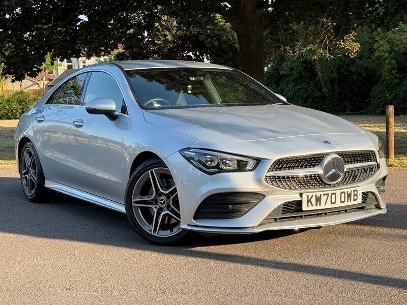 Grey Used 2021 Mercedes CLA220 AMG Line Premium Plus Sedan | £19,495 - Image 1/4