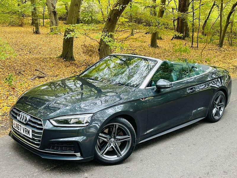 Grey Used 2017 Audi A5 Cabriolet S-Line Cabriolet | £15,889 (Fair price) - Image 1/4