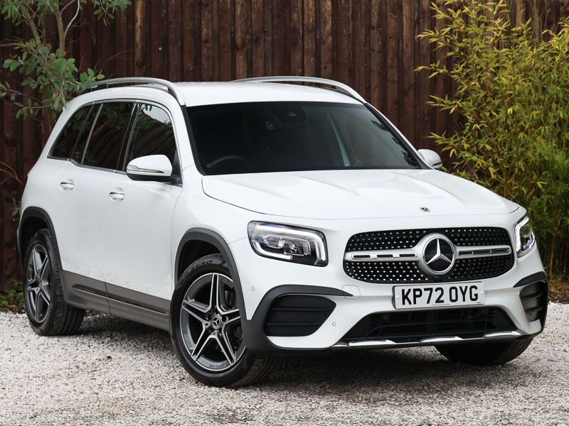 White Used 2022 Mercedes GLB200 AMG Line Premium SUV | £29,498 (Fair price) - Image 1/4