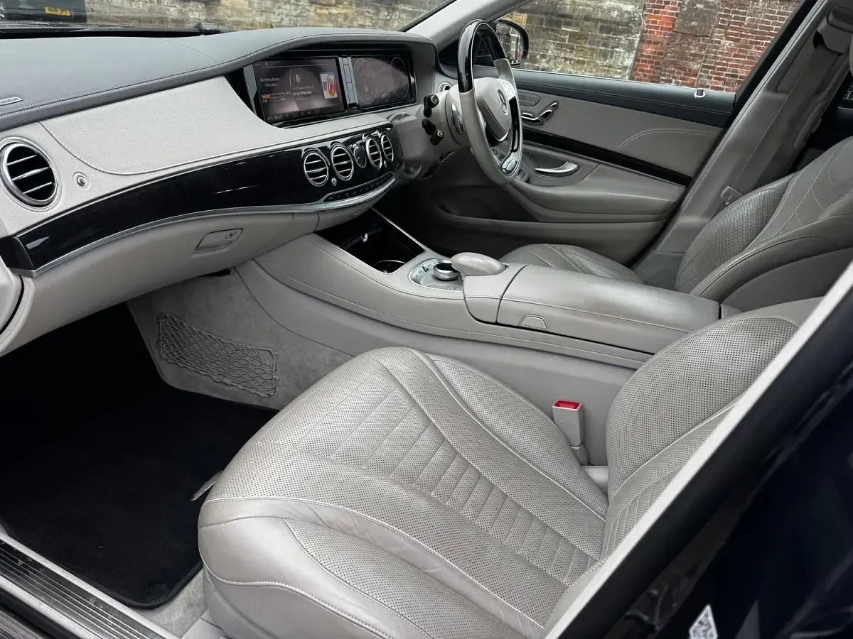 Used Mercedes S350 AMG line 258 HP (189 kW) 2013 Blue Sedan