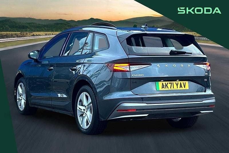 Used Skoda Enyaq iV Suite 97 kW (132 HP) 2021 Quartz grey metallic SUV