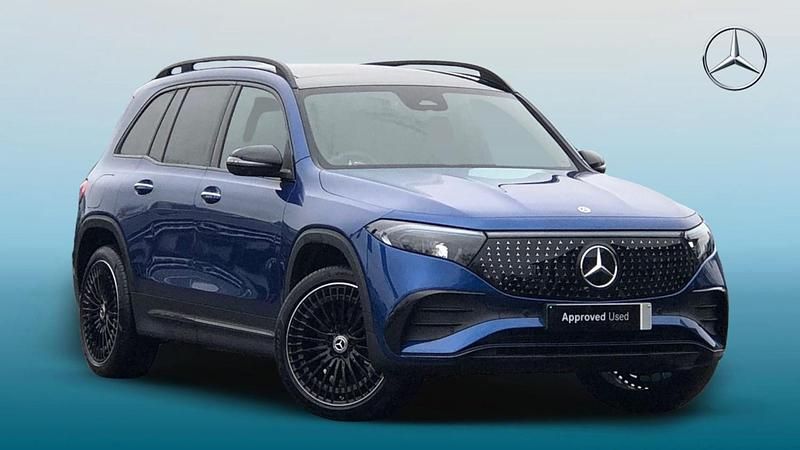 Metallic paint spectral blue Used 2025 Mercedes EQB250+ AMG Line Premium SUV | £38,995 (Super price) - Image 1/4