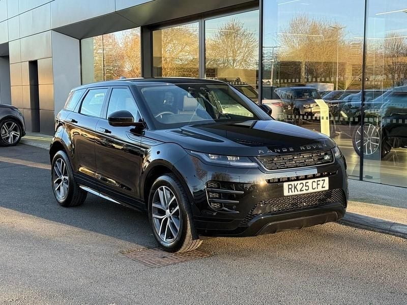 Black Used 2025 Land Rover Range Rover evoque SE Dynamic SUV | £38,450 (Fair price) - Image 1/4
