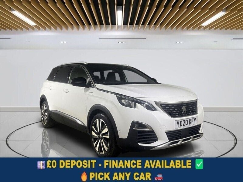 White Used 2020 Peugeot 5008 Premium MPV | £15,149 (Fair price) - Image 1/3