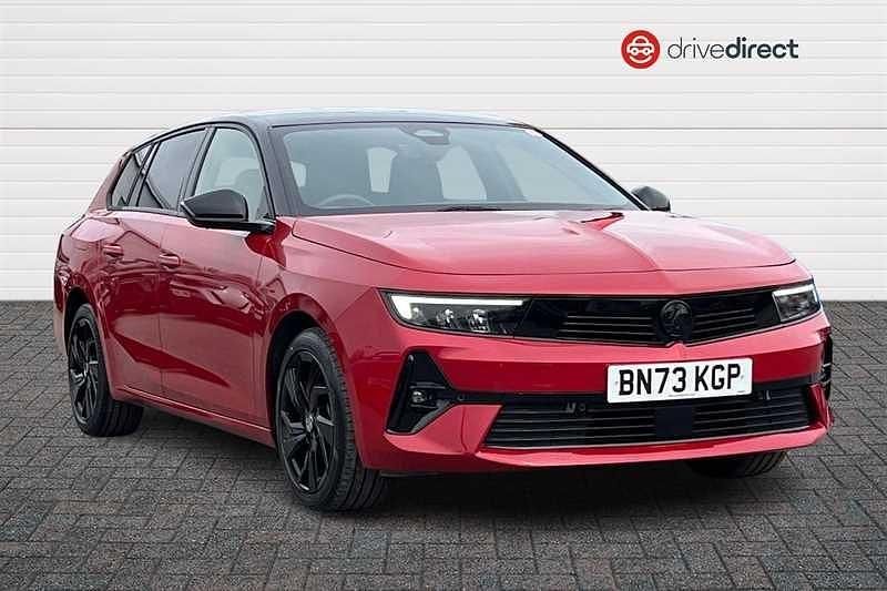 Used Vauxhall Astra S 130 HP (95 kW) 2023 Red Estate
