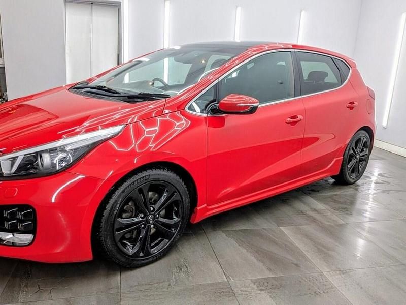 Used Kia Ceed GT-Line S 136 HP (100 kW) 2018 Red Hatchback