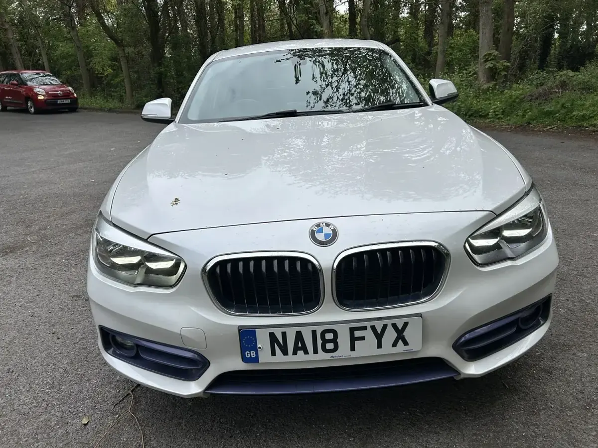 Used BMW 116 Sport Line 2018 White Hatchback