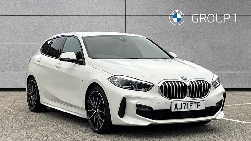 White Used 2022 BMW 118 M Sport Hatchback | £20,495 (Good price) - Image 1/4