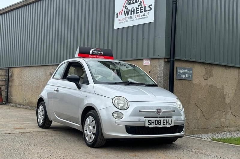 Silver Used 2008 Fiat 500 Pop Hatchback | £2,495 (Fair price) - Image 1/1