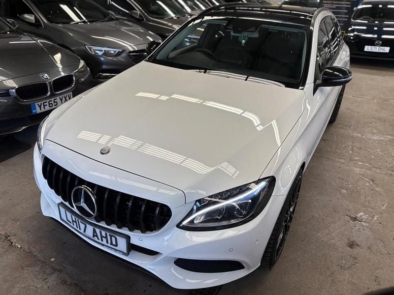 Used Mercedes C200 Premium 2017 White Estate