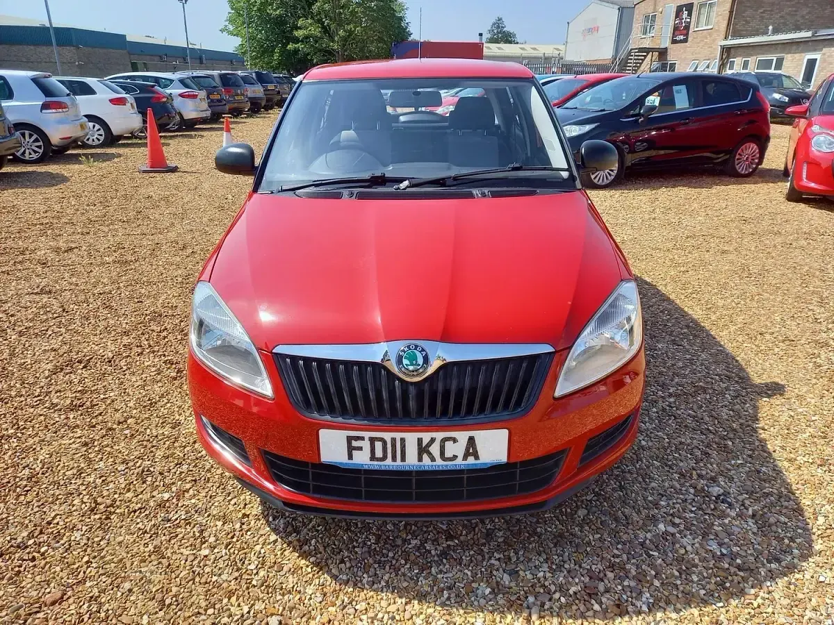 Used Skoda Fabia 2011 Red Hatchback