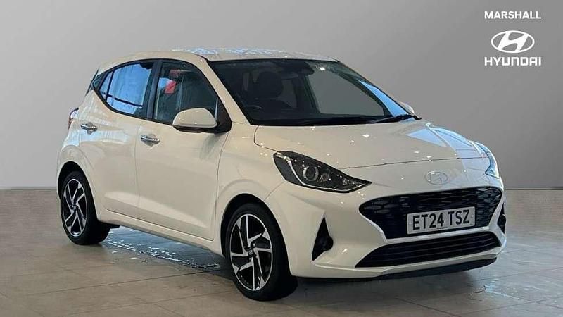 White Used 2024 Hyundai i10 Premium Hatchback | £15,522 (Fair price) - Image 1/4