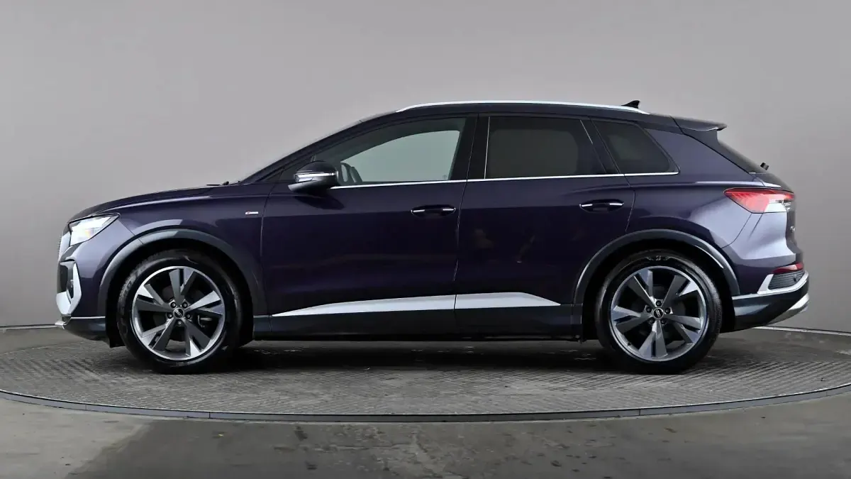 Used Audi Q4 e-tron S-Line 125 kW (170 HP) 2023 Mauve/purple SUV