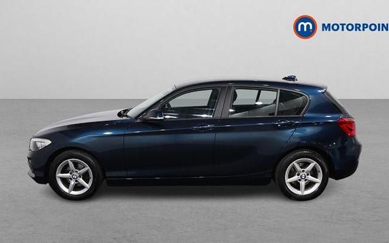 Used BMW 118 Comfort Edition 136 HP (100 kW) 2017 Blue Hatchback