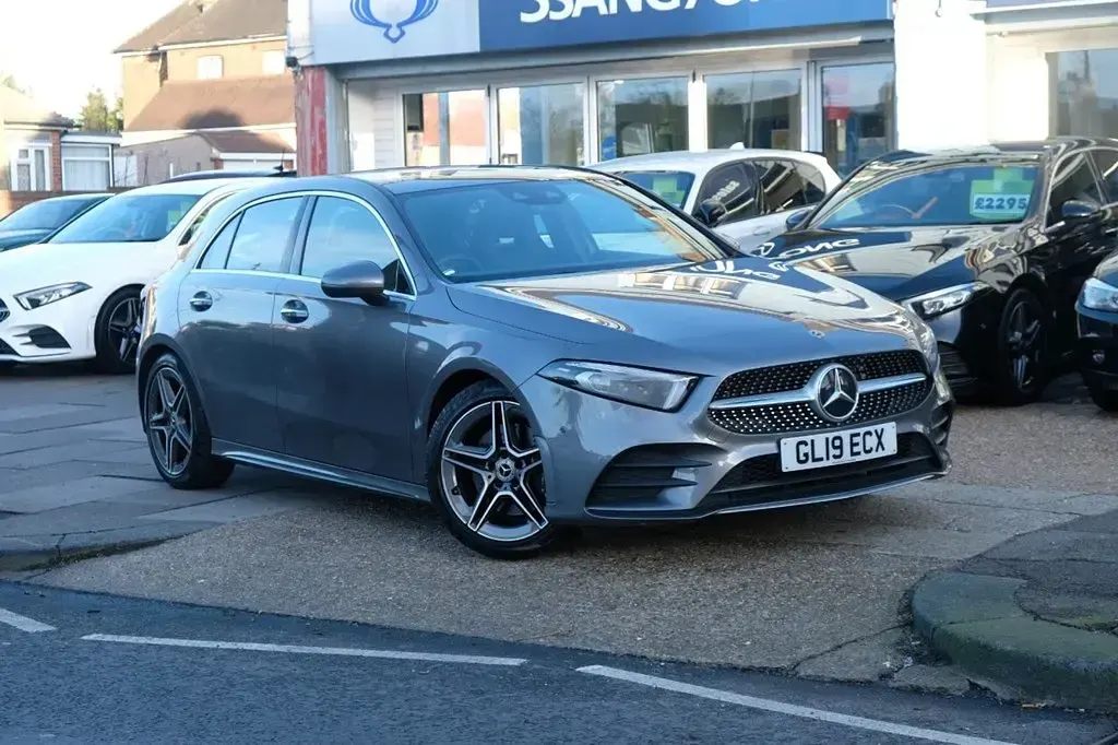 Used Mercedes A220 AMG Line Premium Plus 188 HP (138 kW) 2019 Grey Hatchback
