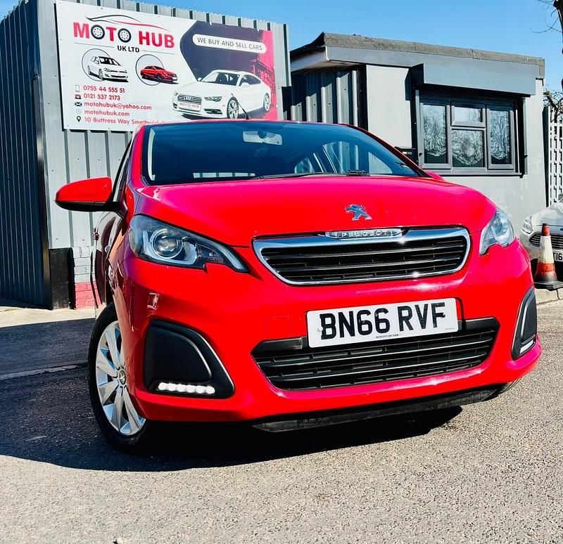 Red Used 2016 Peugeot 108 Active Hatchback | £2,899 (Super price) - Image 1/4