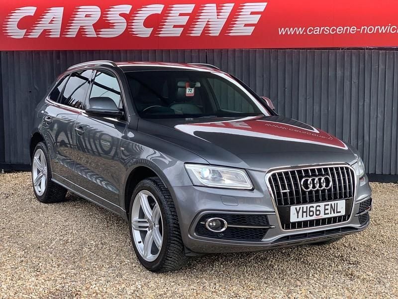 Grey Used 2016 Audi Q5 S-line plus SUV | £14,399 (Fair price) - Image 1/3