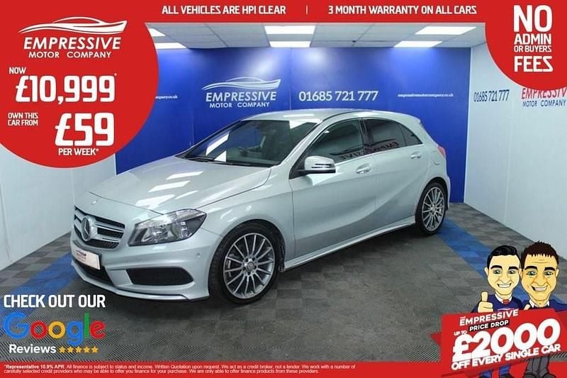 Silver Used 2014 Mercedes A200 AMG Hatchback | £10,999 (Fair price) - Image 1/4
