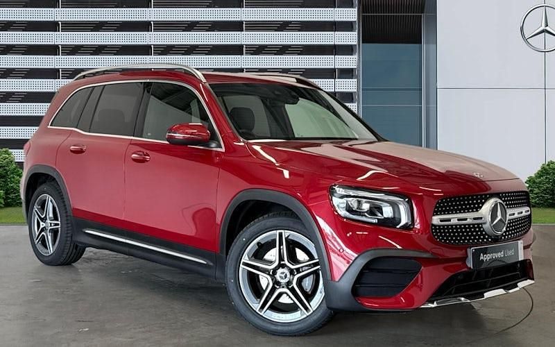 Red Used 2022 Mercedes GLB200 AMG Line Premium SUV | £27,272 (Fair price) - Image 1/4