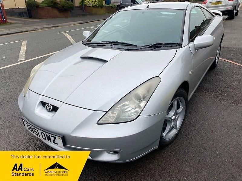 Used Toyota Celica 190 HP (139 kW) 2002 Silver Hatchback
