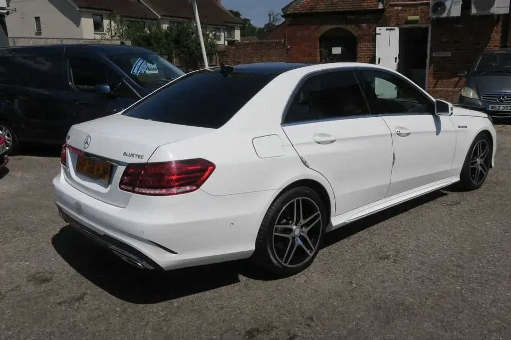 Used Mercedes E350 AMG 2013 White Sedan