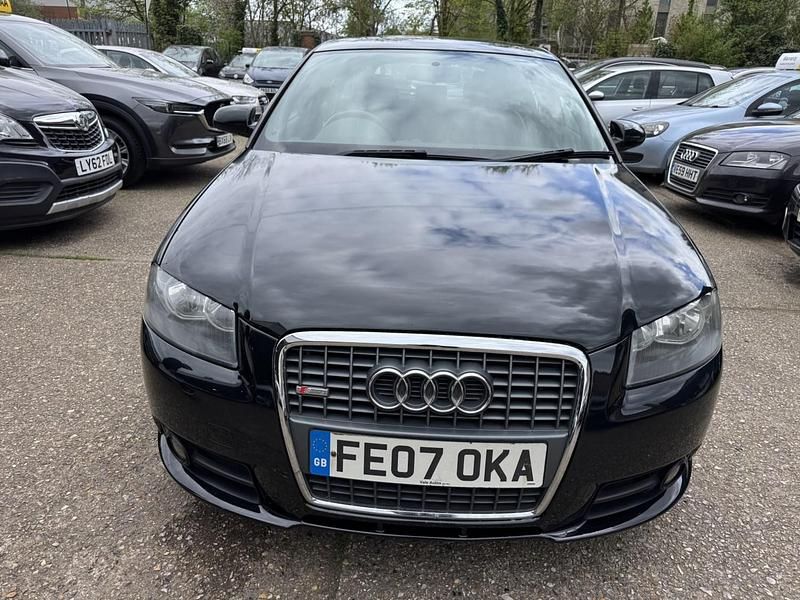 Used Audi A3 S-Line 2007 Black Hatchback