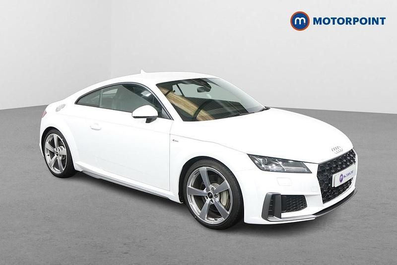 White Used 2021 Audi TT S-Line Coupe | £25,749 (Fair price) - Image 1/4