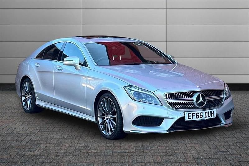 Used Mercedes CLS220 AMG Line Premium 177 HP (130 kW) 2016 Iridium silver Sedan