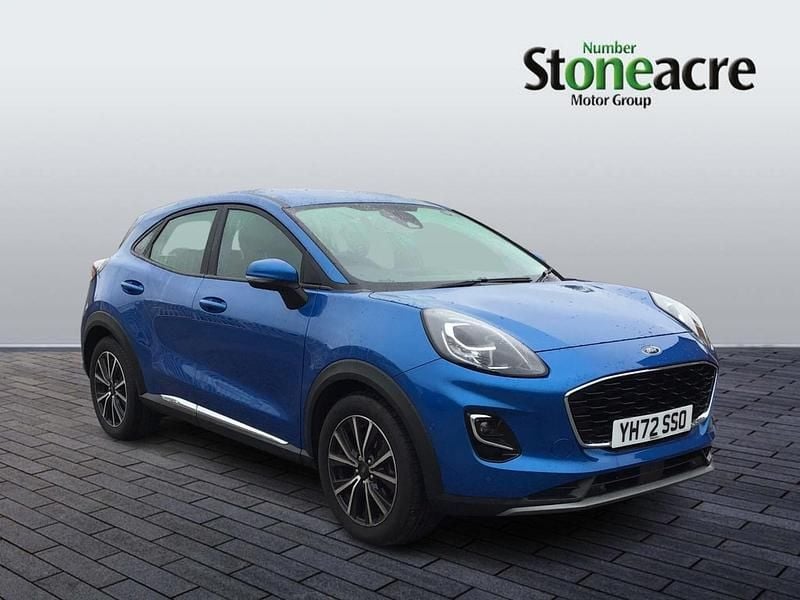 Blue Used 2022 Ford Puma Titanium Hatchback | £13,705 (Good price) - Image 1/4
