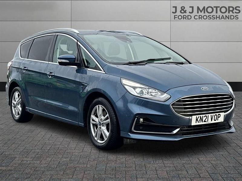 Blue Used 2021 Ford S-MAX Titanium MPV | £17,995 (Fair price) - Image 1/4