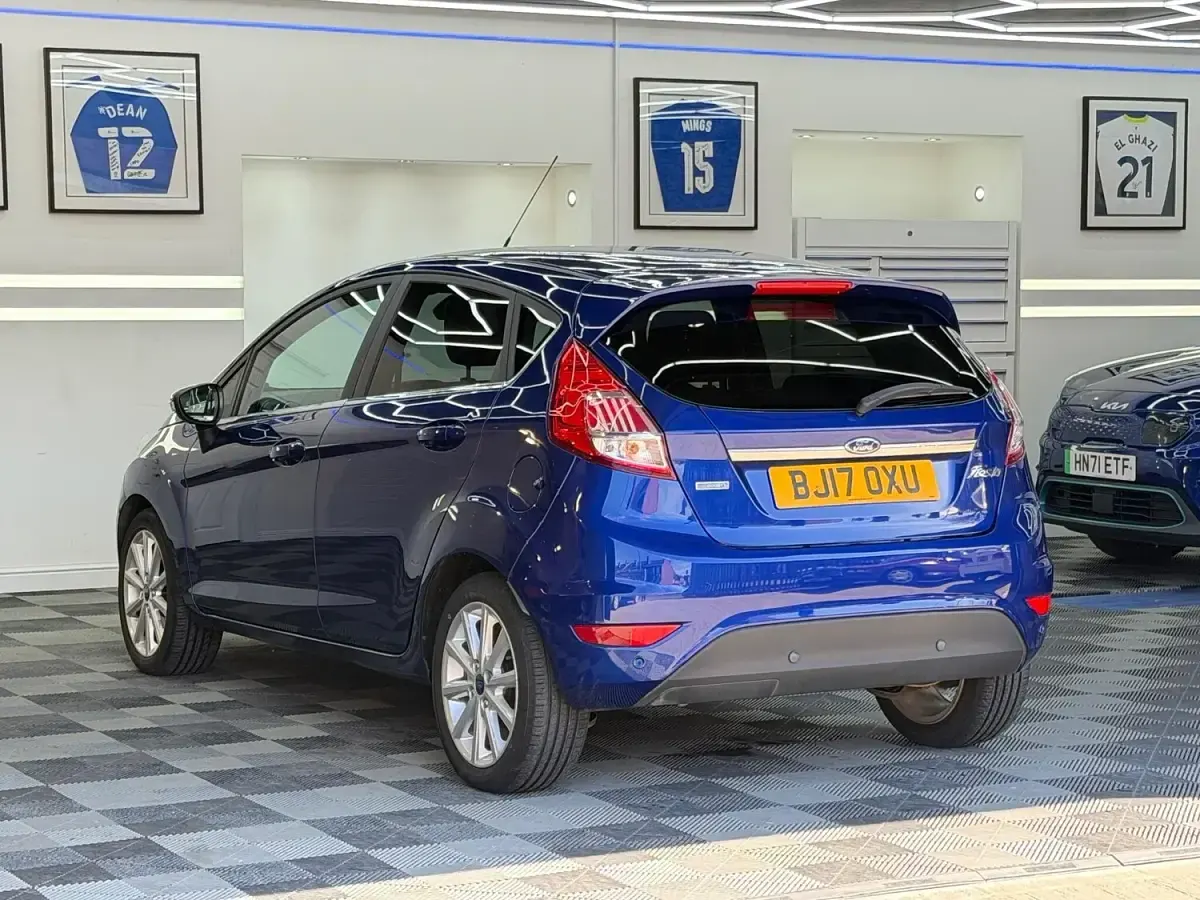 Used Ford Fiesta Titanium 2017 Blue Hatchback