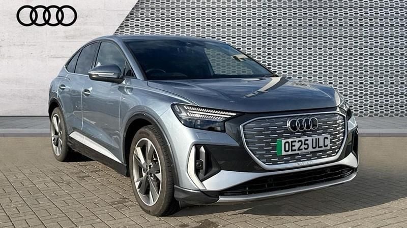 Blue Used 2025 Audi Q4 e-tron S-Line SUV | £33,494 (Fair price) - Image 1/4