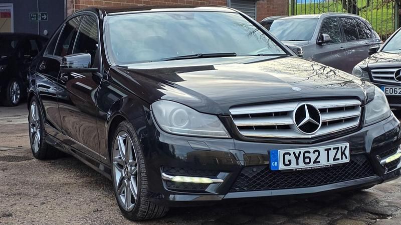 Used Mercedes C250 AMG 2012 Black Sedan