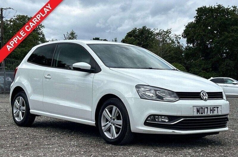 White Used 2017 VW Polo Edition Hatchback | £8,495 (Fair price) - Image 1/4
